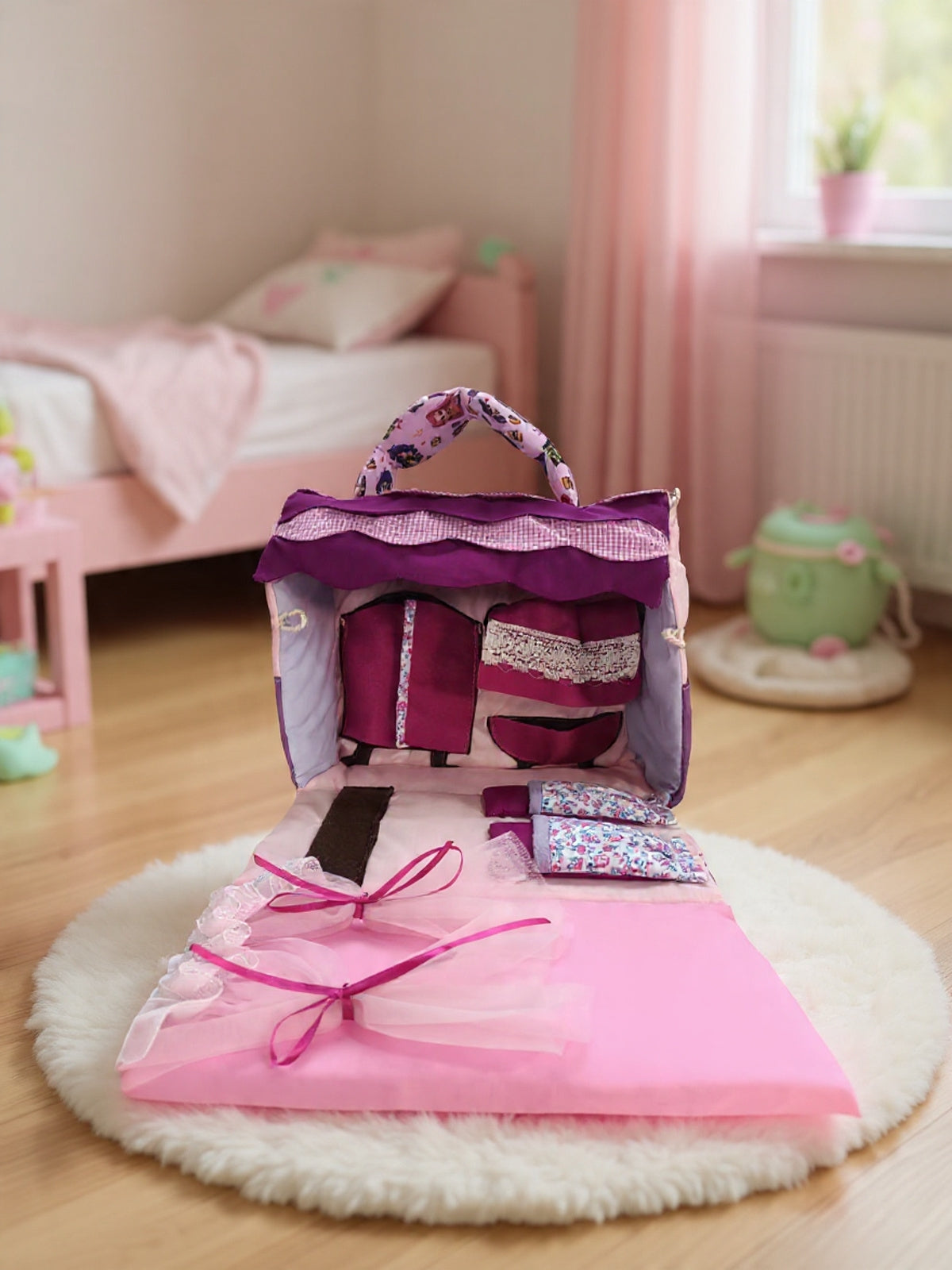 Bolso casita Huntrix ramen mini-mini