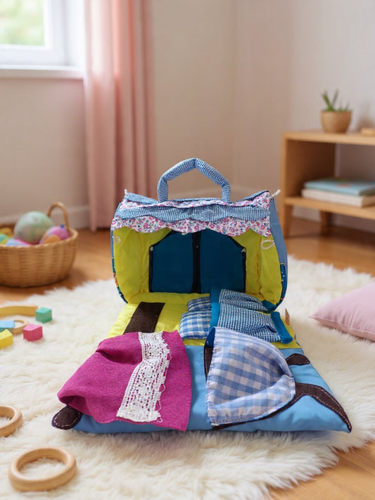 BOLSO CASITA OSITOS CARIÑOSITOS AZA AZUL
