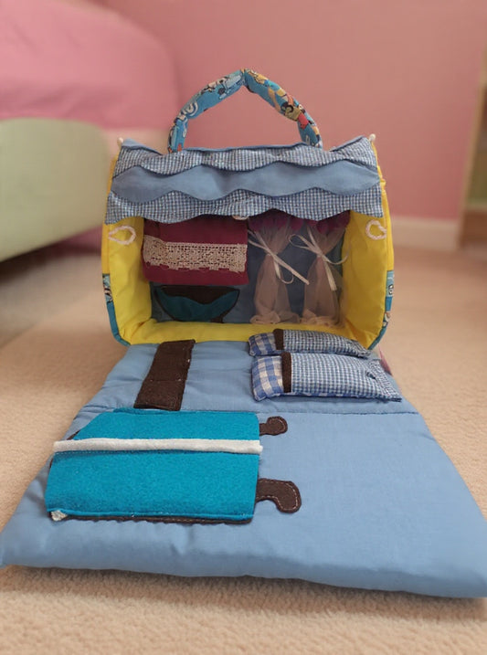 BOLSO CASITA BLUEY POP AMARILLO