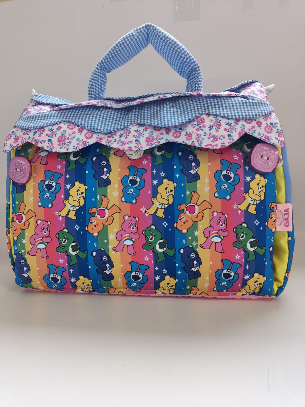BOLSO CASITA OSITOS CARIÑOSITOS AZA AZUL