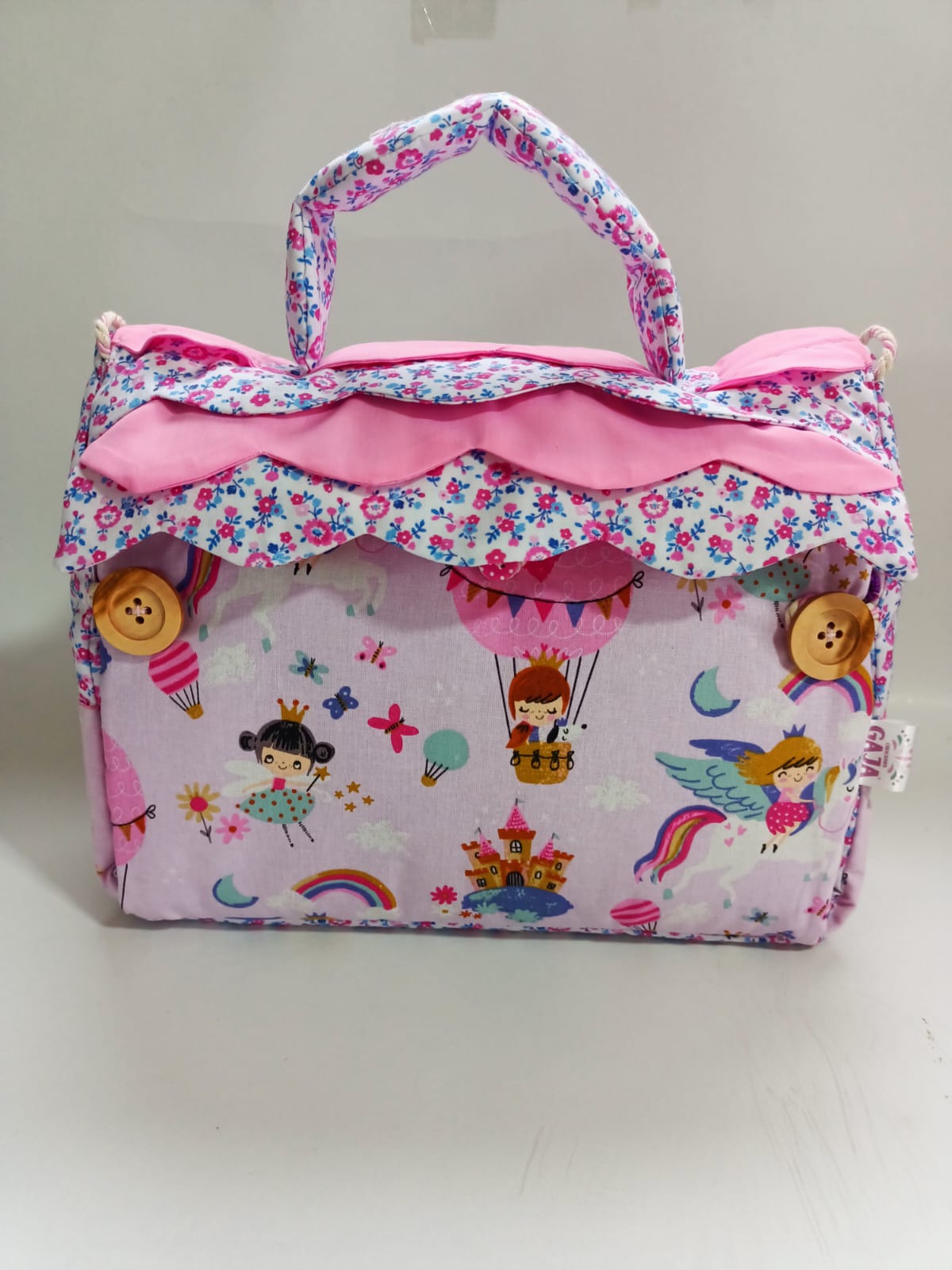 casita portatil globo pink
